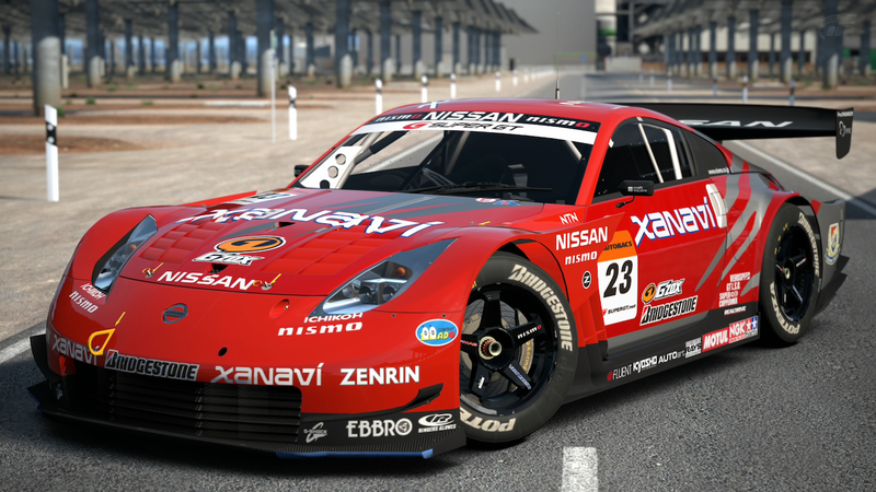 原型车 Nissan XANAVI NISMO Z (SUPER GT) 2006 TEST CAR