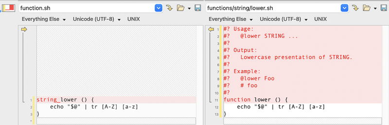 Diff view of functions/string/lower.sh