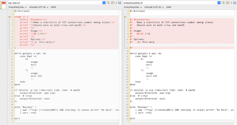 Diff view of scripts/tcp/stat.sh